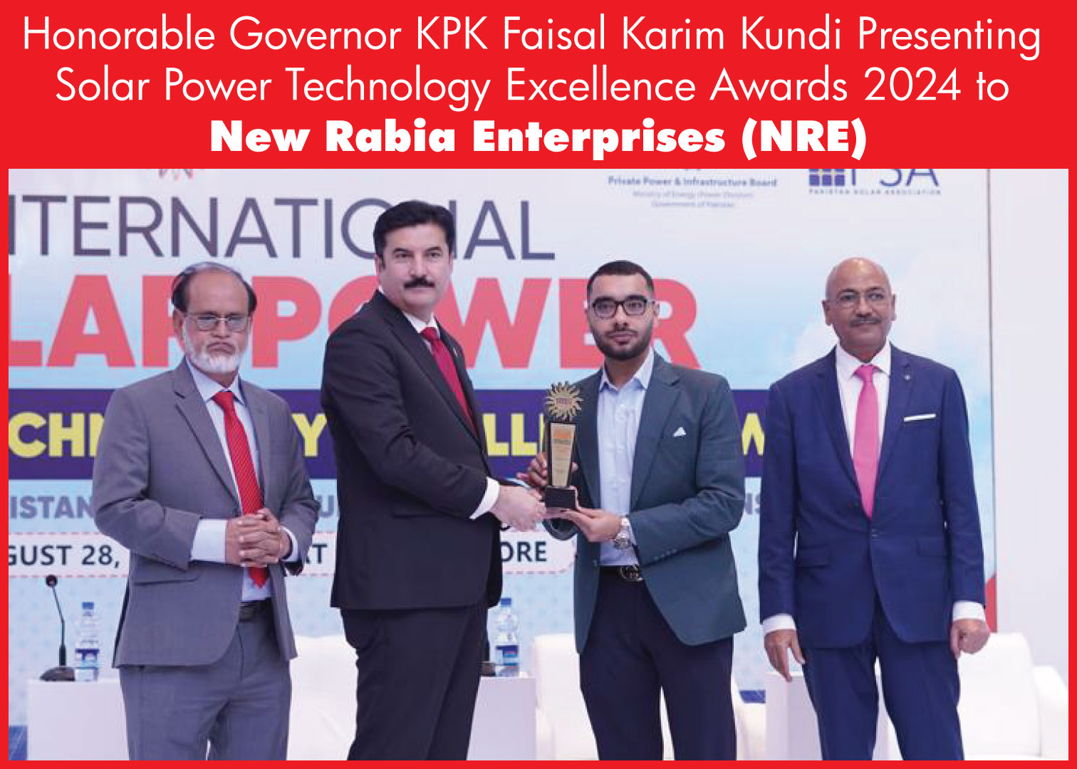 NRE SOLAR POWER TECHNOLOGY EXCELLENCE AWARDS 2024